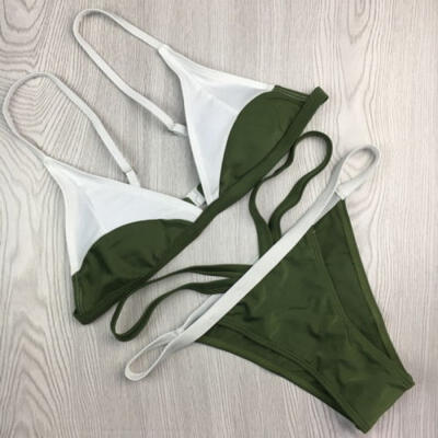 

Women Push-up Padded Bra Bandage Bikini Set Swimsuit Bath Suit Swimwear Bathing