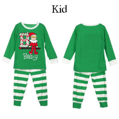 

UK Christmas Family Matching Pajamas Sets Adult Dad Mom Kids Sleepwear Nightwear