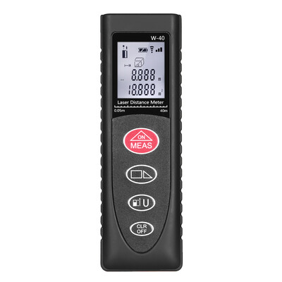 

KKmoon Mini Handheld 40m131ft 60m192ft Digital Laser Distance Meter Range Finder Diastimeter Distance Area Volume Measurement