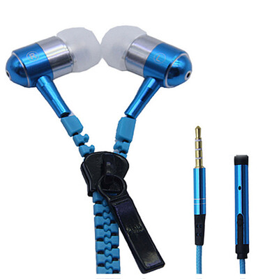 

MyMei New 35mm in-Ear Earphone Earbuds with Mic Zipper Universal Stereo Headphone
