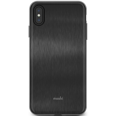 

Moshi Moss iPhone XS Max Mobile Shell Apple Case 65 Inch All-inclusive Shell Shell Fashion Light Shadow Shell iGlaze Armor Black