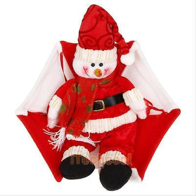 

Christmas Tree Hanging Decor Parachute Snowman Santa Claus Ornaments Xmas