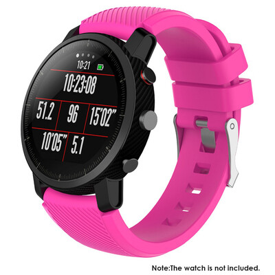

Replacement Watch Band 22mm Sport Wristband Fashion Simple Style Silicon Wrist Strap for Amazfit 2 2S Smart Watch