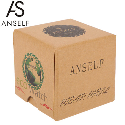 

Anself Mini Square Cardboard Watch Box Wristwatch Case Cute Jewelry Box Gift Box Multifunctional Storage Box