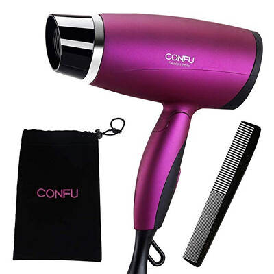 

Confu CONFU hair dryer foldable home hair dryer 1800W travel portable hair dryer KF-3110 purple