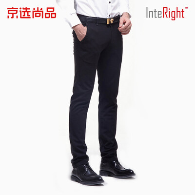 

INTERIGHT four-sided bomb mens business casual pants black 34 yards
