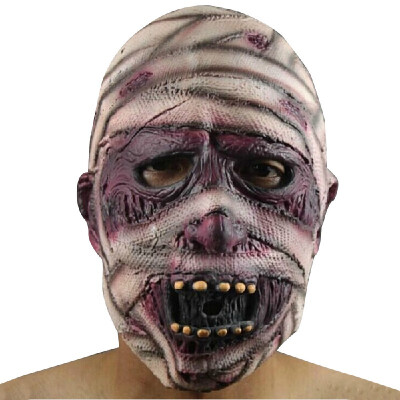 

Yeduo Latex Rubber Grimace Monster Mummy Mask for Adults Halloween Party Supplies