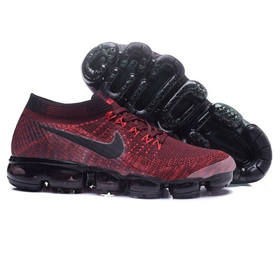 

Nike Air Vapormax Flyknit Comfortable Mens Running Shoes Black&red Breathable Sneakers Shoes 849558-601