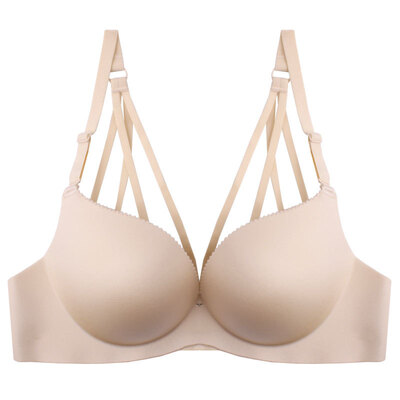 

One piece seamless bra to gather back solid lovely candy color girl sutian smooth comfort authentic cute lingerie bralette