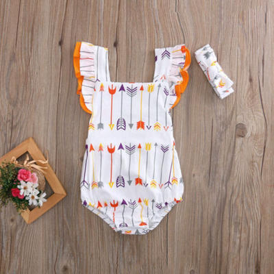 

Newborn Toddler Infant Baby Girl Cotton Romper Jumpsuit Bodysuit Outfits Sunsuit