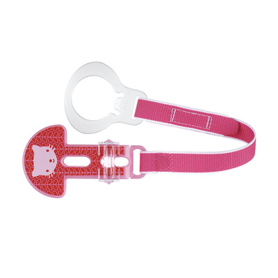 

Meian Meng MAM baby pacifier clip nipple button teeth rubber anti-chain buckle European import red Daddy