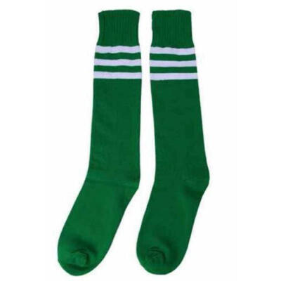 

USA Women Men Striped KNEE HIGH SPORT SOCCER FOOTBALL SOCKS TUBE Stockings YM