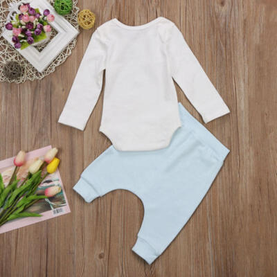 

3PCS Baby Boys Girls Tops T-shirt Pants Leggings Hat Striped Outfits Set Clothes