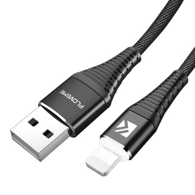 

FLOVEME LED For Lightning to USB Cable For i-Phone X XS Max Fast Charger Charging USB Data Cable For i-Pad i-Phone 6 6S Wire Cord