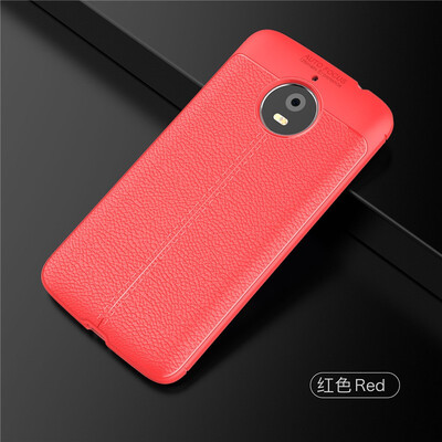 

Fivice Motorola Moto E4 PLUS case Luxury leather TPU silicone anti-fall soft shell phone case