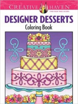 

Creative Haven Designer Desserts Coloring Book