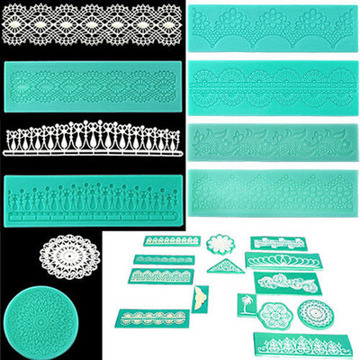 

Круглый шнурок Shaped Силиконовые Mold Kit Плесень Fondant торт украшение выпечки Инструмент
