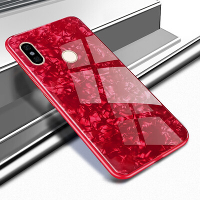 

Goowiiz Phone Case For Xiaomi RedMi 55 PlusNote 5Note 5 Pro Luxury Soft Edge Silicone Frame Glass Shell Cover