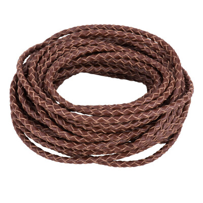 

PH PANDAHALL Braided Reborn Leather Cord for Bracelet Necklace Making