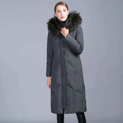 

Fashion high-end womens jacket thick long womens down jacket