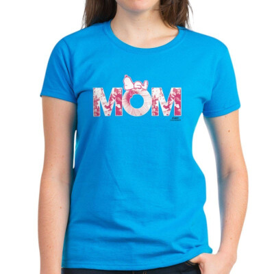 

CafePress - Snoopy Mom - Womens Cotton T-Shirt