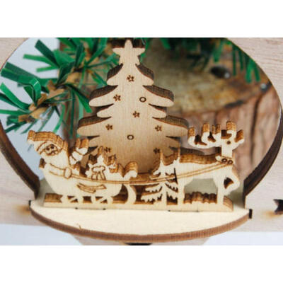 

Christmas Santa Snowman Reindeer Xmas Ornament Party Tree Hanging Decoration DIY