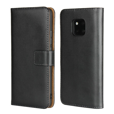 

Huawei Mate 20 Pro Case Premium Leather Case for Huawei Mate20 Pro Phone Flip Case Cover Black