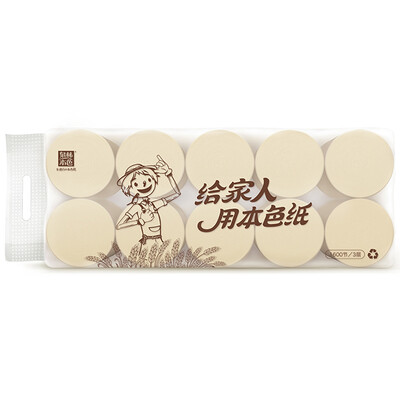 

Quan Lin nature rolls of environmental protection with solid volumes of toilet paper quality of the special installation of 160 10 volumes