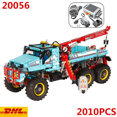 

Lepin 20056 The Ultimate All Terrain 6X6 Remote Control Truck Set Building Blocks Bricks Toys legoing 42070 Gift