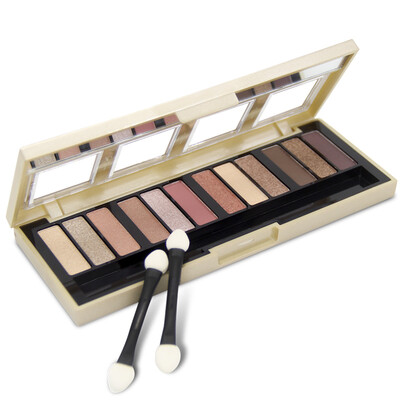 

City color CityColor 12 color Huan color eye shadow plate 864g No 2 wine red eye shadow plate multi-color eye shadow make-up