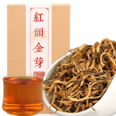

2019 China Cha Dianhong Gold Bud Red Rhyme Jin Ya Black Tea Red Teas 70gbox