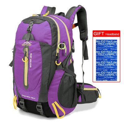 

40L Water Resistant Travel Backpack Camp Hike Laptop Daypack Trekking Climb Back Bags For Men Women