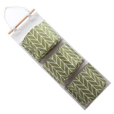 

3 Grids Wall Hanging Storage Bag Organizer Toys Container Decor Pocket Pouch CA