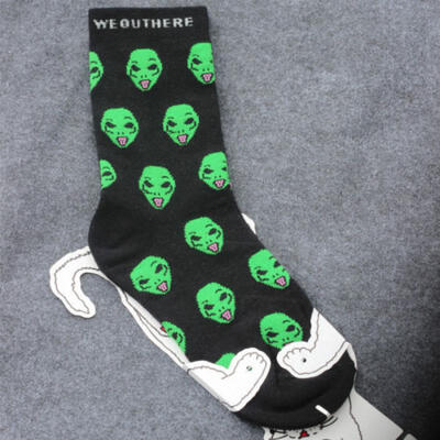 

Alien Socks Womens Casual Comfortable Crew Socks Cotton Funny Socks Crazy IT