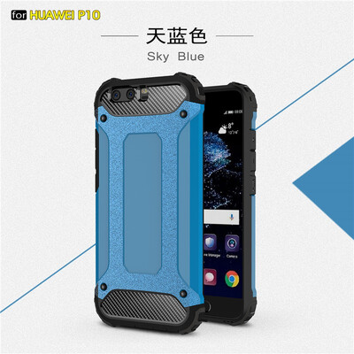 

Fivice Huawei P10 case Luxury Silicone Diamond Armor PC Hard Shell Phone Case