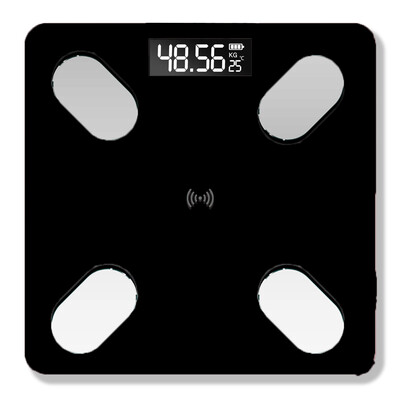 

USB Rechargeable Intelligent BT Digital Body Fat Electronic Scale Measuring Weight with 59 Item Data BT Connection Voice Broadcast