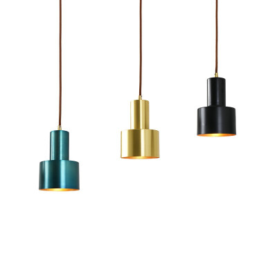 

Baycheer HL478988 Contemporary Simple Style Cylindrical Pendant Fixture in Polished Gold FinishSmall