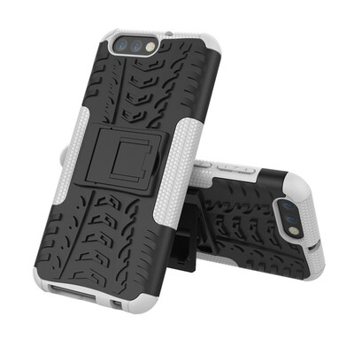 

Fivice Asus Zenfone 4 55 inch ZE554KL Case TPU anti-fall tire pattern back clip bracket phone case