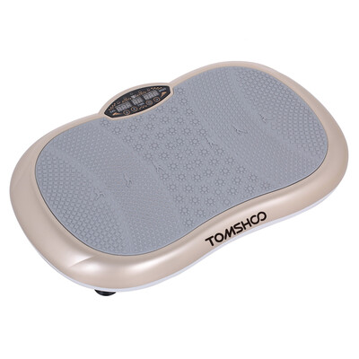 

TOMSHOO Touchscreen LCD Body Vibration Platform Fitness Vibration Plate Machine Workout Trainer Hips Muscle Weight Loss Exercise E