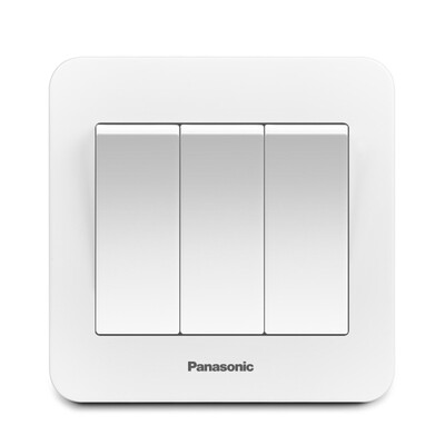 

Panasonic (Panasonic) 86-type switch socket 10A five-hole socket smart package eight loaded WQXC601 (elegant white