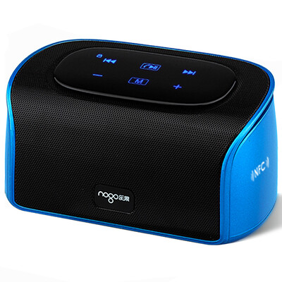 

Dimethoate NOGO B3000 Mozart Wireless Bluetooth Speaker Mini Portable Handsfree Speaker Voice Touch Card Subwoofer Lake Blue