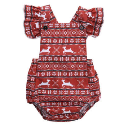 

US Family Matching Adult Women Kids Christmas Pyjamas Nightwear Pajamas PJs Sets