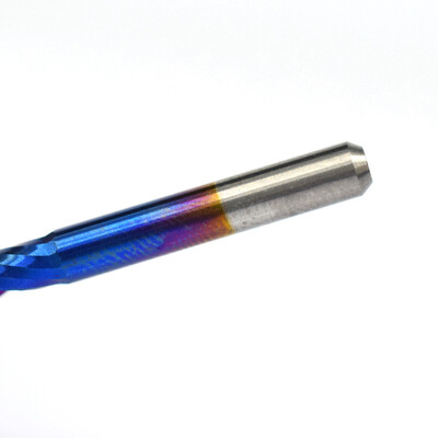 

10pcs 3175 Shank Blue Coated CNC End Mills Carbide Milling Cutter Router Bit For Milling Machine PCB Engraving