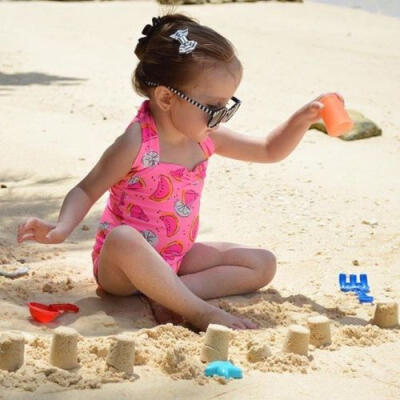 

Toddler Girls One Piece Swimwear Bikini Tankini Swimsuit Swimming Costume Suit