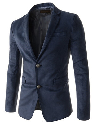 

Lapel Single-Breasted Long Sleeve Blazer