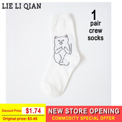 

2018 New Emoji Cartoon Cat Art Female Funny Socks Hot Sale 3d Printed Womens Socks Low Cut Ankle Femme Short Socks Wholesale