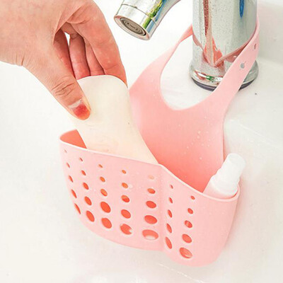 

MyMEI Cute Kawaii Kitchen Portable Hanging Drain Bag Drain shelf Basket Bath Storage Gadget Tools Sink Holder For kitchen