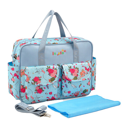

Многофункциональные Мумия сумки Детские пеленки подгузник пеленания Big Bag Цветочные Матери