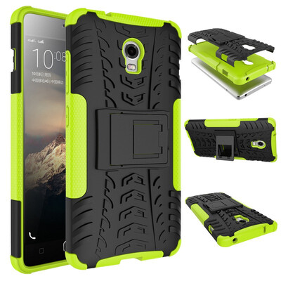 

Fivice Lenovo VIBE P1 Case TPU anti-fall tire pattern back clip bracket phone case
