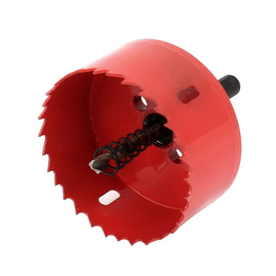 

UpperX Wood iron 75 mm diamond tooth bimetallic hole cutter drill \ red